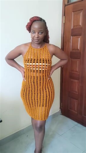 The V-Stitch Halter Cover Up Dress Tutorial Is Up On This Channel . Link Above