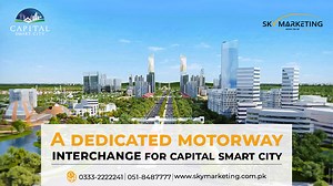 407K views · 103 reactions | Capital smart city with its new dedicated interchange, now capital smart city is just 10 km away from Thallian M2 motorway interchange. Invest now with Sky Marketing. #skymarketing #capitalsmartcity #capitalsmartcityinterchange #capitalsmartcityaccess #thallianinterchange | Sky Marketing | Facebook