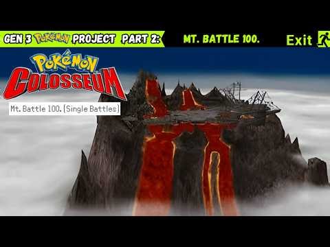 (Shorts Version) GEN 3 POKEMON PROJECT PART 2: Mt Battle 100. SINGLE BATTLE MODE