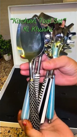 Kitchen Tool Set ki khushi #kitchen-tools #kitchenking #homemaker