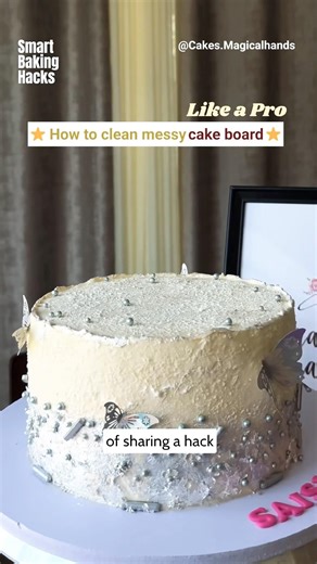 This simple hack can save a lot of efforts ✨ #bakinghacks #cake #trending