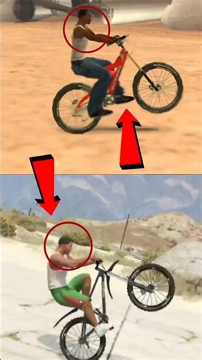 🔥 Comparé las bicicletas de GTA SA y GTA 5 y esto pasó