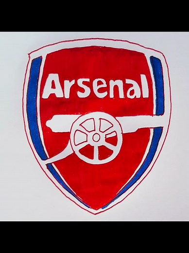 Drawing the Arsenal Logo Step-by-Step Reveal!