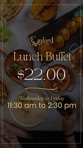 A midday feast made easy 🍴 Join us for our Executive Lunch Buffet — served Wednesday to Friday, 11:30 AM to 2:30 PM. All this goodness for just $22. Because lunch deserves to feel this good! ♥ 📍 33 Spencer St, Docklands 3008 📞 03 9620 1286 🌐 https://gaylords.com.au/ #GaylordIndianRestaurant #GaylordMelbourne #IndianFineDining #indianfood #melbourneeats #AuthenticIndian #MelbourneFoodie #FineDiningMelbourne #indianfood #MelbourneEats #MelbourneRestaurants #CurryLovers #MelbourneDining #Indian