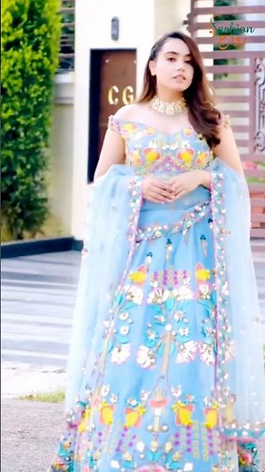 Beautiful long frock designer dress collection #designerwear #fashionrewaj