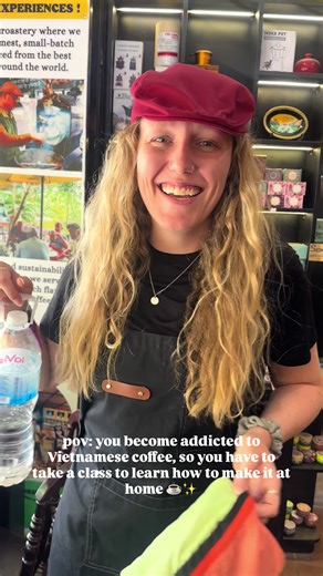 ✨coffee classes in Hoi An✨ . Did you know that Vietnam is the second largest exporter of coffee in the world?! 🌎 . Trí Long Cafe was my favorite place in Hoi An to grab breakfast and a coffee ☕️ and they offer coffee making classes! 🙌🏼 . They offer classes so you can learn how to make your favorite coffees at home! It was so much fun to see the process and learn about coffee in Vietnam! 🇻🇳 . Would you try this?! 🙌🏼😊 #darbyandherbackpack #hoianvietnam #southeastasia