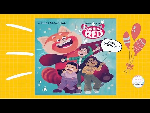 Turning Red Read Aloud Book - Turning Red Story- Turning Red Little golden book Kids book read along