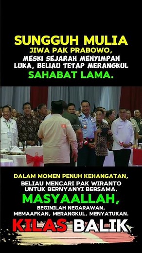 The Magnanimity of a Statesman 🤝🇮🇩