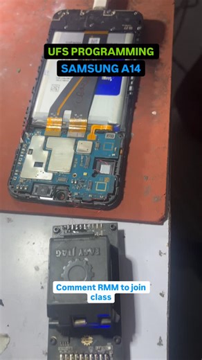 Repair My Mobile on Instagram: "🔥 Samsung A14 UFS Programming – DONE! 🔥 RMM lab me Samsung A14 ka UFS programming successfully complete 💪📱 Real device, real solution – proper practical training ke saath! 👨‍🏫 Training Available: ✅ Online Class ✅ Offline Class ✅ Beginner to Advanced Level RMM – Repair My Mobile join karo 🚀 📞 Call / WhatsApp: +91 8935939022 #repairmymobile #mobilerepair #mobilerepairingcourse #repair #repairing"