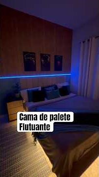 I made an economical floating pallet bed (#housewife #diy #creativedecor)