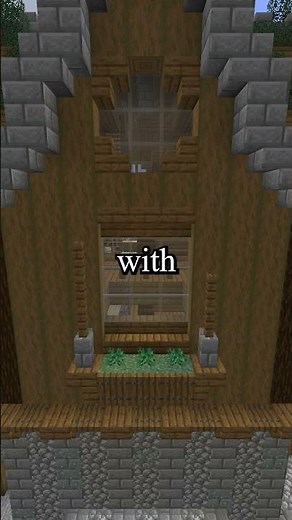 You're Building Minecraft Windows Wrong #minecraft