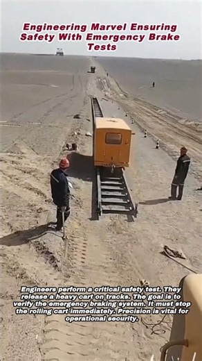 Engineering Marvel Ensuring Safety With Emergency Brake Tests