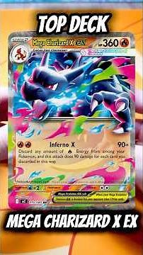 Top Deck - Mega Charizard X EX #pokemon #pokemontcg #megaevolution #deckprofile #pokemoncards #deck