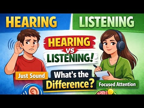 Hearing vs Listening — Important for Students & Communication Skills