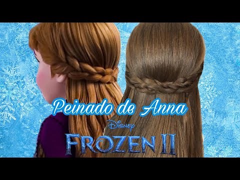 FROZEN 2 Hairstyle ❄️ Peinado Princesa Anna 👑 Anna’s Frozen 2 Hairstyle Tutorial | Neftaly Os