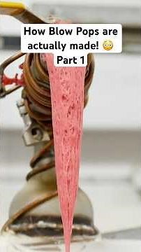 How Blow Pops are actually made! 😳 Part 1 #lollipop #gumpopping