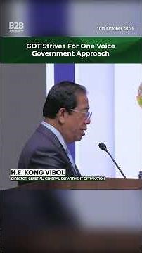 GDT Strives For One Voice Government Approach - Tax Forum 2025 - H.E. Kong Vibol
