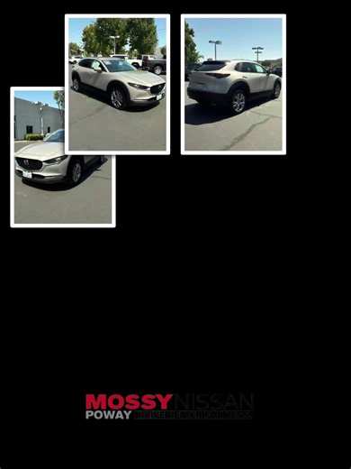 Unveiling a perfect blend of style and performance with the 2023 Mazda CX-30 Preferred! 🚗✨ This beauty is now available at Mossy Nissan Poway, boasting clean lines and low miles. Whether you're cruising through city streets or exploring off the beaten path, the CX-30 is your ideal companion. Elevate your driving experience and embrace the road like never before! 🌟 Visit us today to see it in person and take it for a spin! 🚙💨 #mazdacx30 #adventureawaits #drivewithstyle #mossynissanpoway #carg