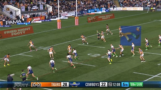 We’re throwing it back to the best game finishes from the 2025 NRL Premiership 🤩 Up next, the Wests Tigers v Cowboys in Round 25 💯 | NRL