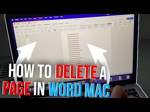 How to Delete a Page in Microsoft Word Mac (2024)