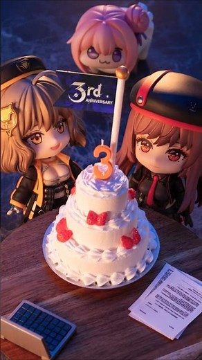 [3rd Anniversary] NIKKE Stop Motion:Rapi & Anis Figures! [GODDESS OF VICTORY:NIKKE] #stopmotion