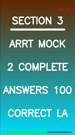 ARRT Mock Exam 2 2026 📸 | Complete + 100% Correct Answers (Fully Updated!)