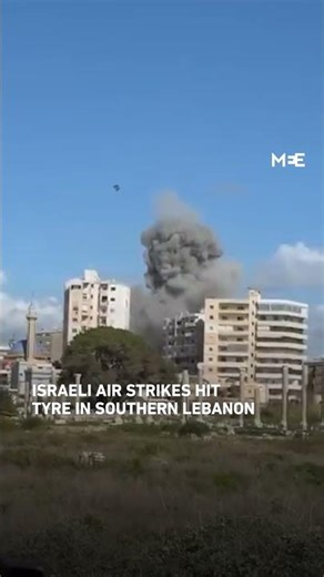Israeli air strikes hit Tyre in southern Lebanon
