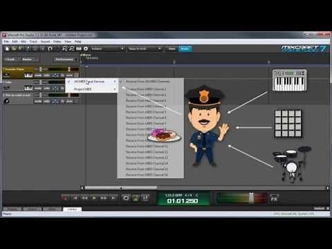 Mixcraft 7 Virtual Instruments and MIDI: Recording MIDI Tracks