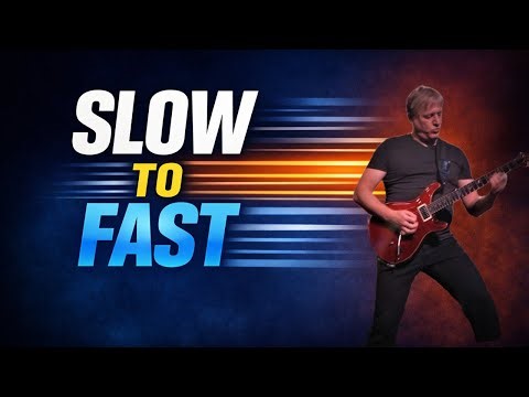 How to Go From Slow to Fast on Guitar Without Sounding Sloppy