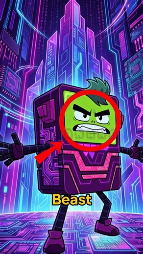 Beast Boy Became a Living Computer… Then Broke Reality 😳🧠