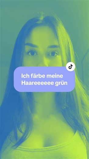 Glaubt ihr, das wird ein fail? #viral #hairdye #viral_video #greenhair #fyp