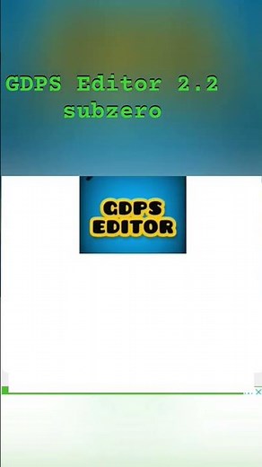 how to download GDPS Editor 2.2 subzero (!¡Real¡!)
