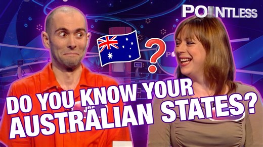 Contestants battle it out for a cash prize by naming the most obscure Australian states, Marilyn Monroe movies, members of NATO and more. | Pointless
