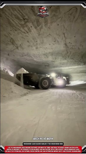 Underground Loader Machine Handling 5 Tons During Mining Work