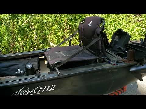 Ascend H12: Simple Mod To Raise The Seat Above The Gunwale