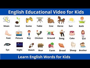 Pre School Learning for Kids - Vocabulary Words || English words for Kids ||