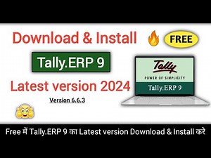 How to download and install tally ERP 9 in 2024 | tally erp 9 download letest version with gst