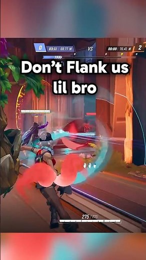 Bro THOUGHT he could Flank the #1 WhiteFox😭🙄 #marvelrivals