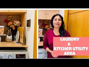 Laundry & Kitchen Utility Area Organization Ideas || How I organize my utility area
