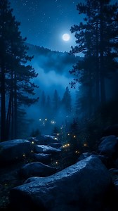 Ai Generated, Moonlight, Moon. Free Stock Video