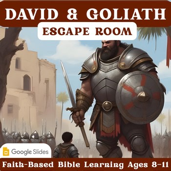 David & Goliath Bible Escape Room Activity | Google Slides | Faith-Based