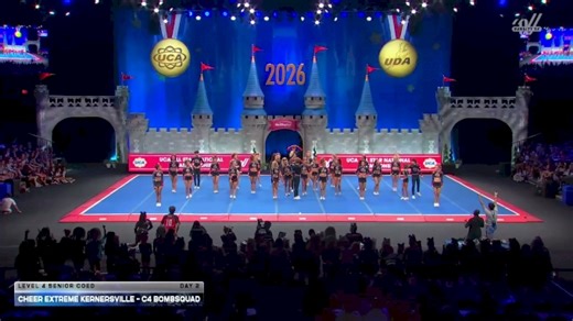 Cheer Extreme - Kernersville - C4 Bombsquad [2026 L4 Senior Coed Day 2] 2026 UCA & UDA All Star Nationals
