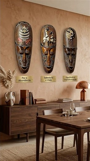 African mask mold for beautiful decorative wall art #mask #africa