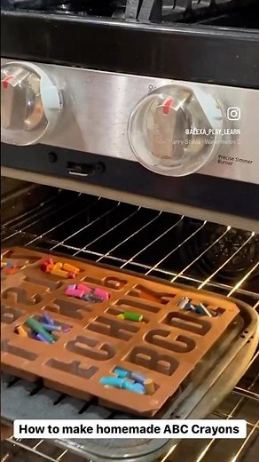 How to make DIY Alphabet Crayon letters