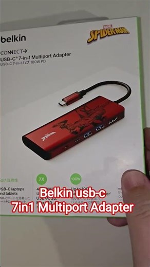 best notebook companion - Belkin 7in1 usb-c multi adapter ‪@belkin‬ #belkin #usb-c #hdmi
