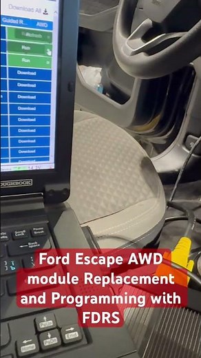 FORD Escape AWD Module Replacement and Programming with FDRS