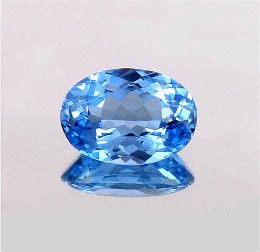 AAA Zwitserse londen blauwe topaas edelsteen, 13 x 10,8 mm ovaal geslepen. Handgemaakte edelsteen. - Etsy Nederland