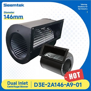 [Hot Item] Ec 230V 146mm Single Inlet Radial Fan 1300rpm Forward Curved Centrifugal Fans Blowers