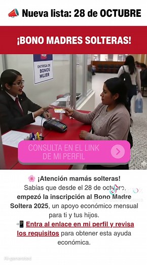 Bono Madre Soltera 2025: Apoyo Económico Para Mamás