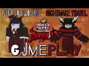 Puppet Bloomie & Nightmare Thavel Skins Gameplay! 🎃 | FPE:S Remastered Halloween Update 2025 #fpes